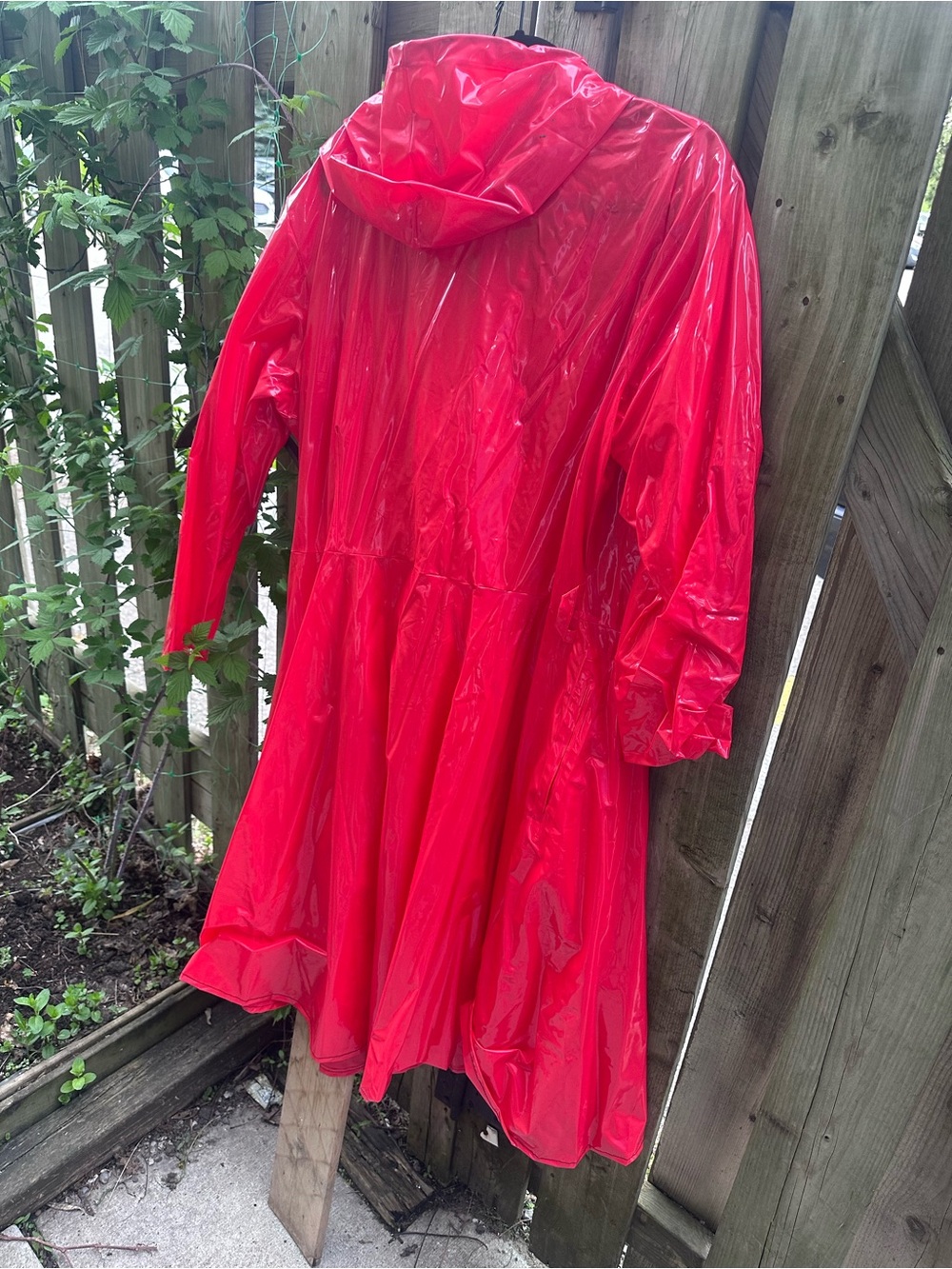 Women's Vinyl Rain Trench Coat 4XL Elements Rainwear - Picture 2 of 4